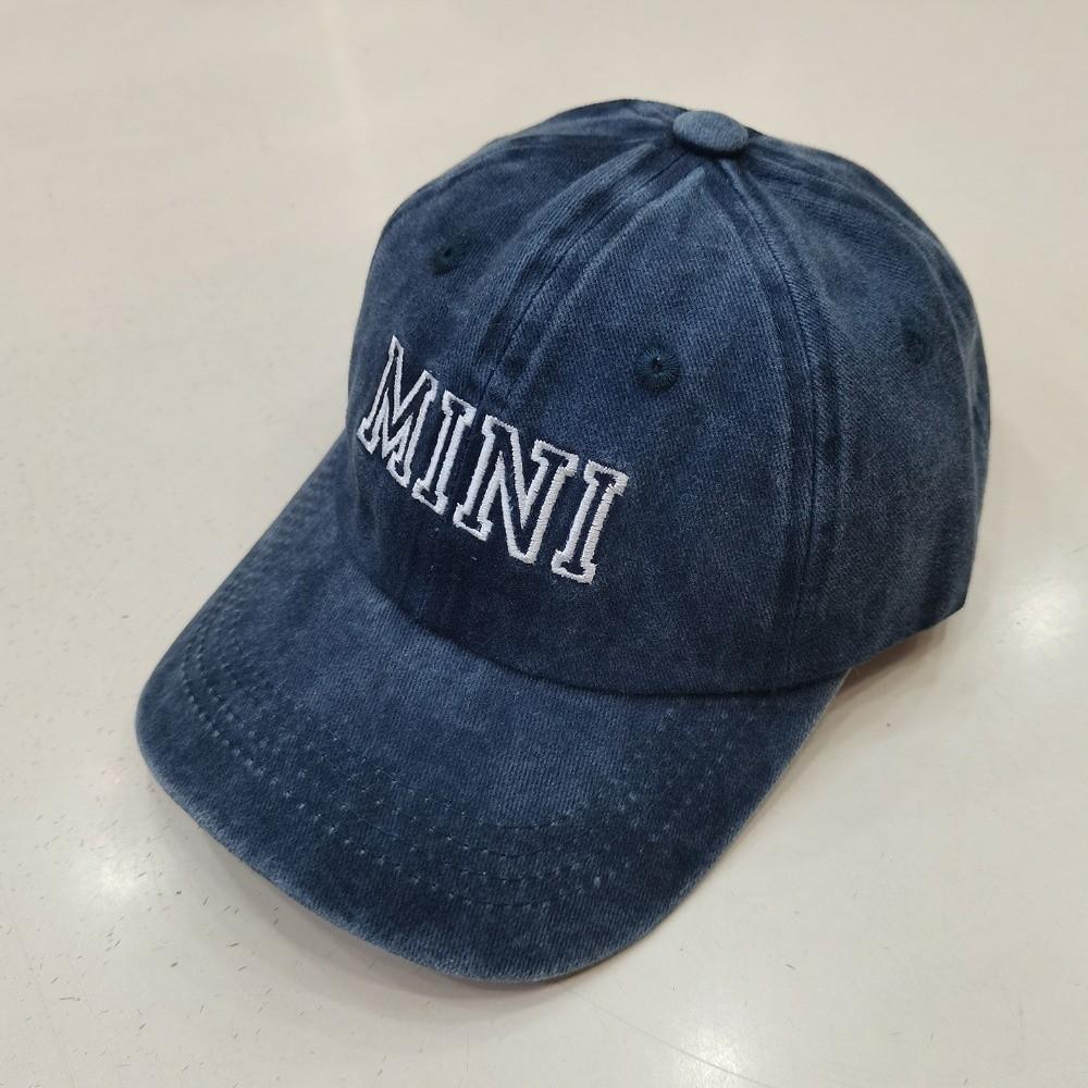 Modische gewaschene Baumwoll-DAD MAMA MINI Stickerei Kappen Verstellbare Vintage Baseballkappe Atmungsaktiv Eltern-Unisex Baseballmützen Geschenke