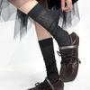 Thin Thin Long Socks Lolita Mid-tube Stocking Korean Ins Knee High Socks  Ballet