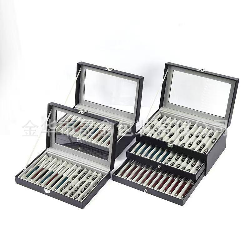 Shengxi Leather Skylight Fountain Pen Storage and Display Box