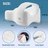 Memory Foam Knee Pillow Orthopaedic Leg Pillow Sleeping Orthopedic Sciatica Back Hip Joint for Pain Relief Thigh Leg Pad