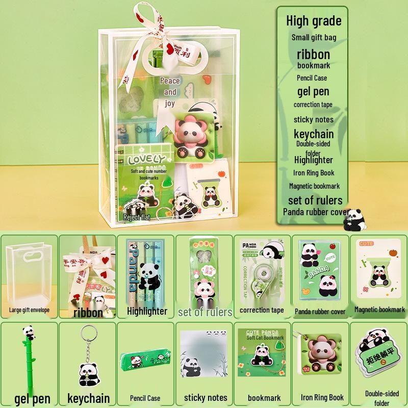 Panda Stationery Gift Box: Student Back-to-School Reward & New Year's Gift Set
