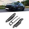 Car Remote Control Key Protective Cover 3 Parts Replacement for Cayenne Panamera 911 TaycanCharcoal Gray