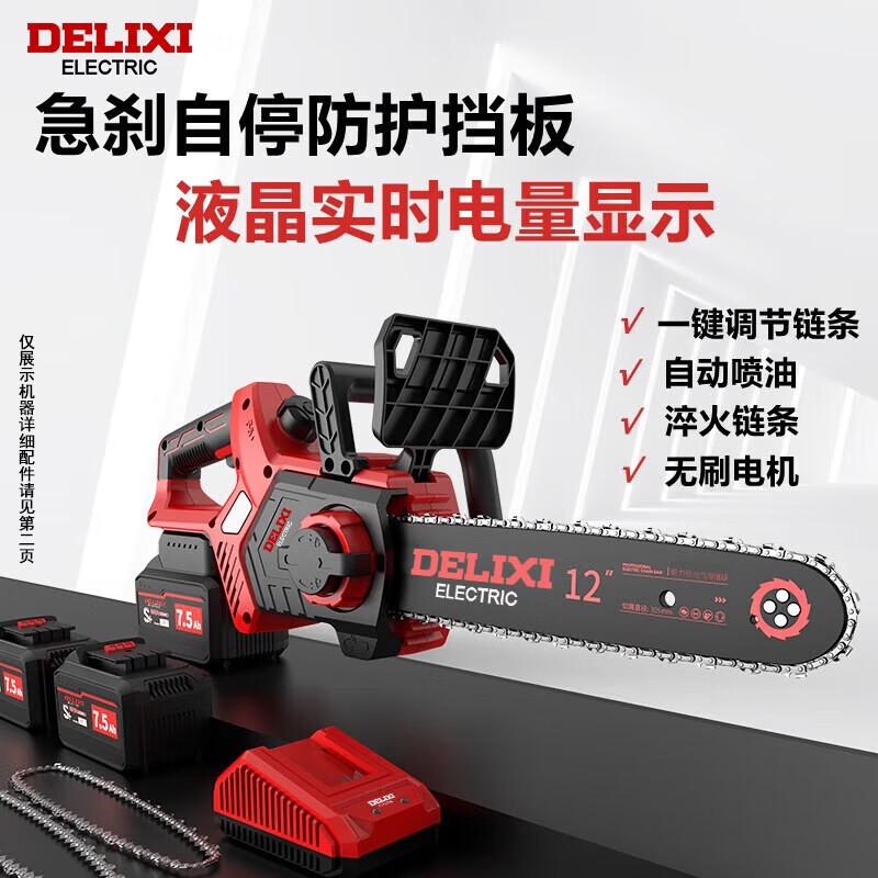 

DELIXI ELECTRIC 21V Cordless Electric Chainsaw CN plug (adapter included)