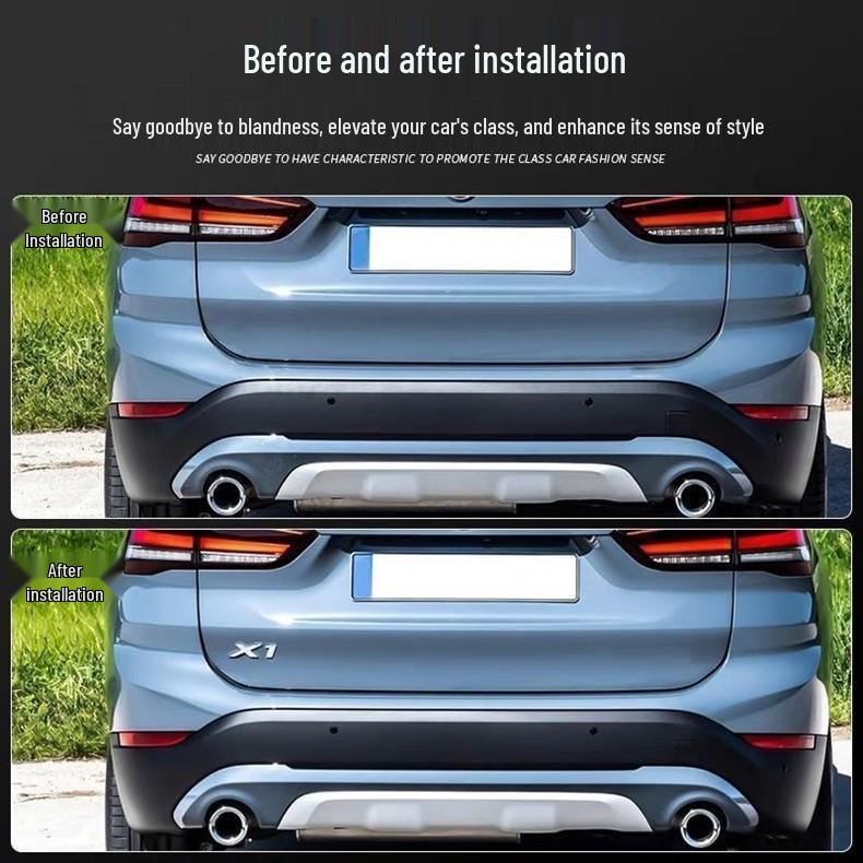 BMW X1-X7 Modified Car 3D Rear Emblem Sticker Letters