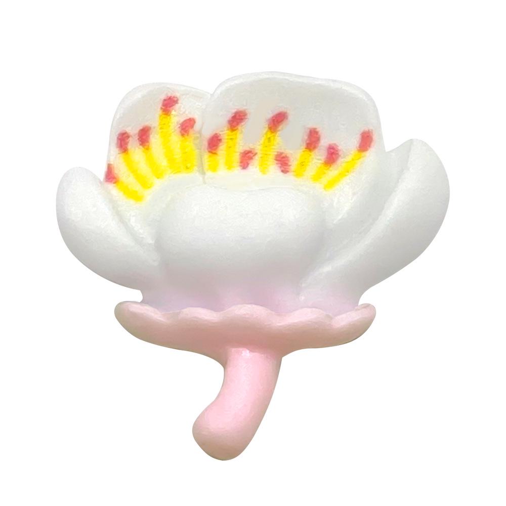 Flower Series Resin Croc Charms: DIY Floral Shoe Accessories & Decorations