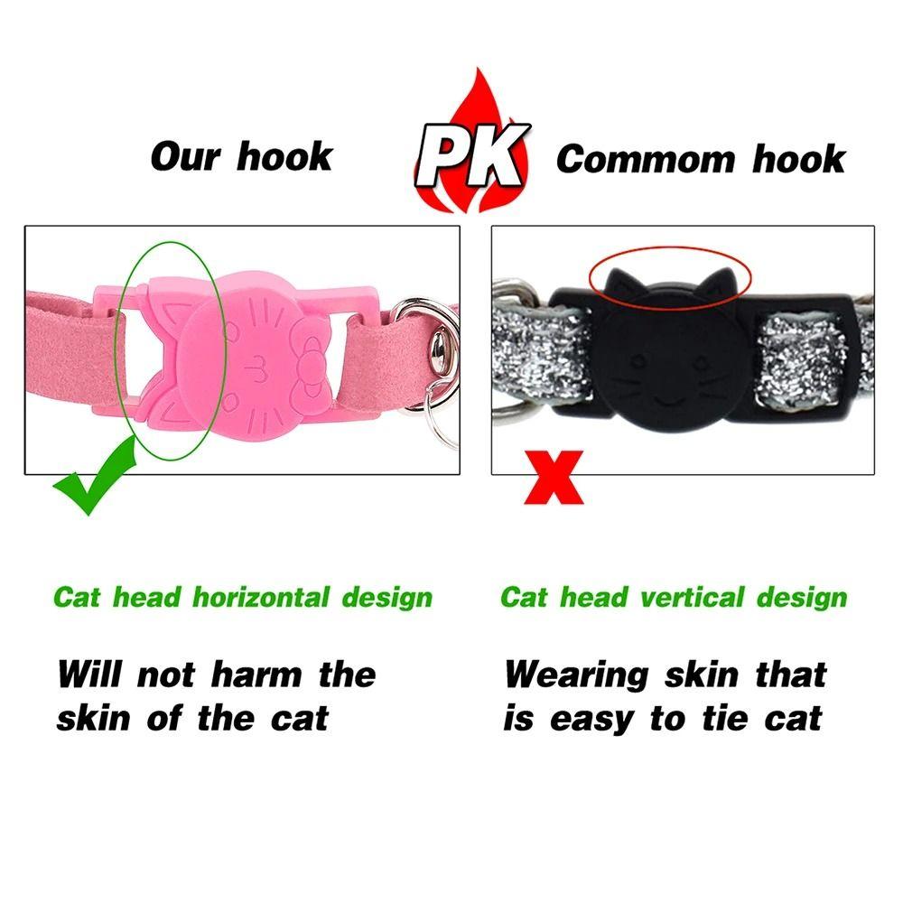 Bling Pet Necklace Suede Leather Puppy Neck Strap Pet Products Cat Collar  Puppy