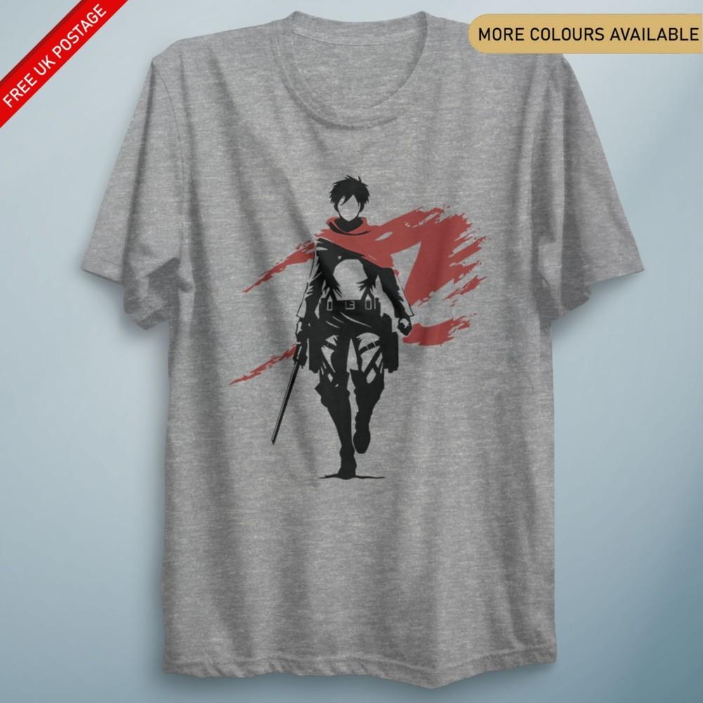 Eren Shadow AOT T Shirt Attack Anime Inspired Unisex Cosplay Top Gift Tee