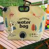 Borsa Portatile per Acqua di Grande Capacità per Uso Alimentare per Campeggio e Escursionismo all'Aperto
