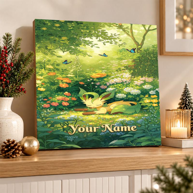 Leafeon Custom Name Diamond Painting Personalized 5D Full Drill DIY Diamond Art Home Decor