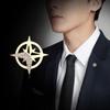 1PC Inlaid with a Star with a Hexagonal Pattern, Neckline Design, Collar Decoration Buttons Personalized Buttons