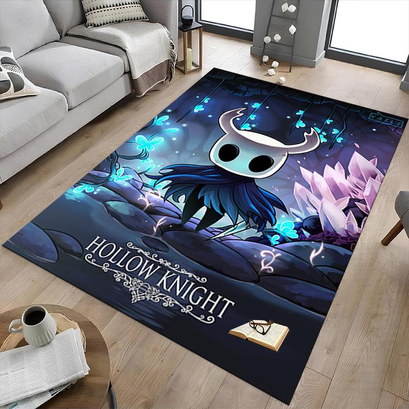 1pc Hollow Knights Journey Carpet for Playroom Bedroom Living Room Sofa Home Decor,kids Game Area Rug Non-slip Floor Mat Y8261