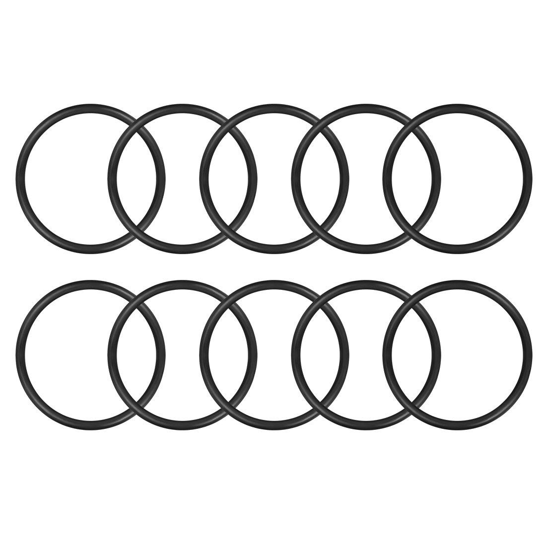 

uxcell Nitrile Rubber O-Ring Metric Sealing Gasket Outer Diameter 90mm Inner Diameter 80mm Width 5mm 10pcs 80mmx90mmx5mm