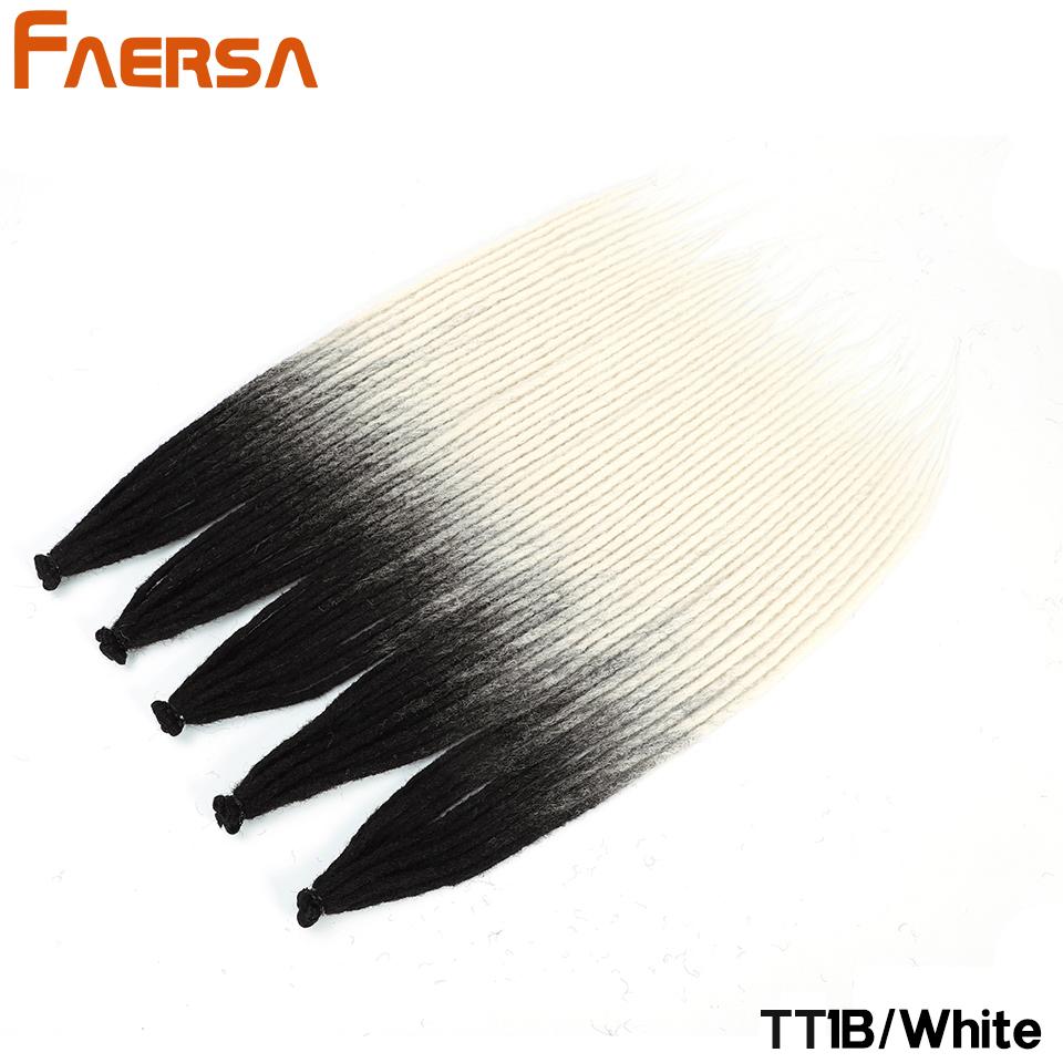 Дреды, вязанные крючком, косы, наращивание волос, синтетические для чернокожих женщин, 10 шт./упак., цветные дреды с эффектом омбре, аксессуары для волос 36 Inch