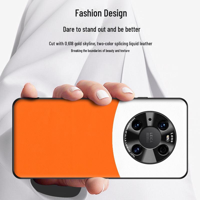 Huawei Mate40 Pro Liquid Leather Anti-Fall Protective Case - Single Piece Available.