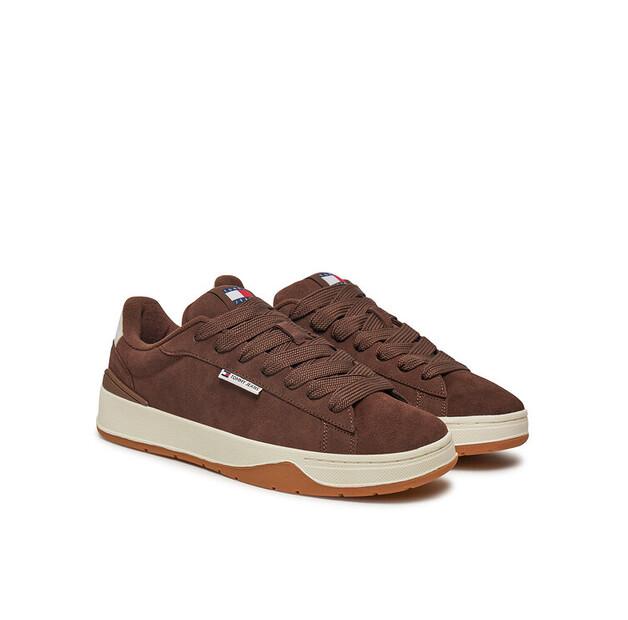 Мужские кроссовки Tommy Jeans Skater em0em01503 коричневые