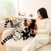 1Pc 25Cm Simulation Lemur Peluche Toy Furry Upturned Tailed Lemur Ring-Tailed Lemur Plushie Doll Stuffed Soft Toy Nice Gift