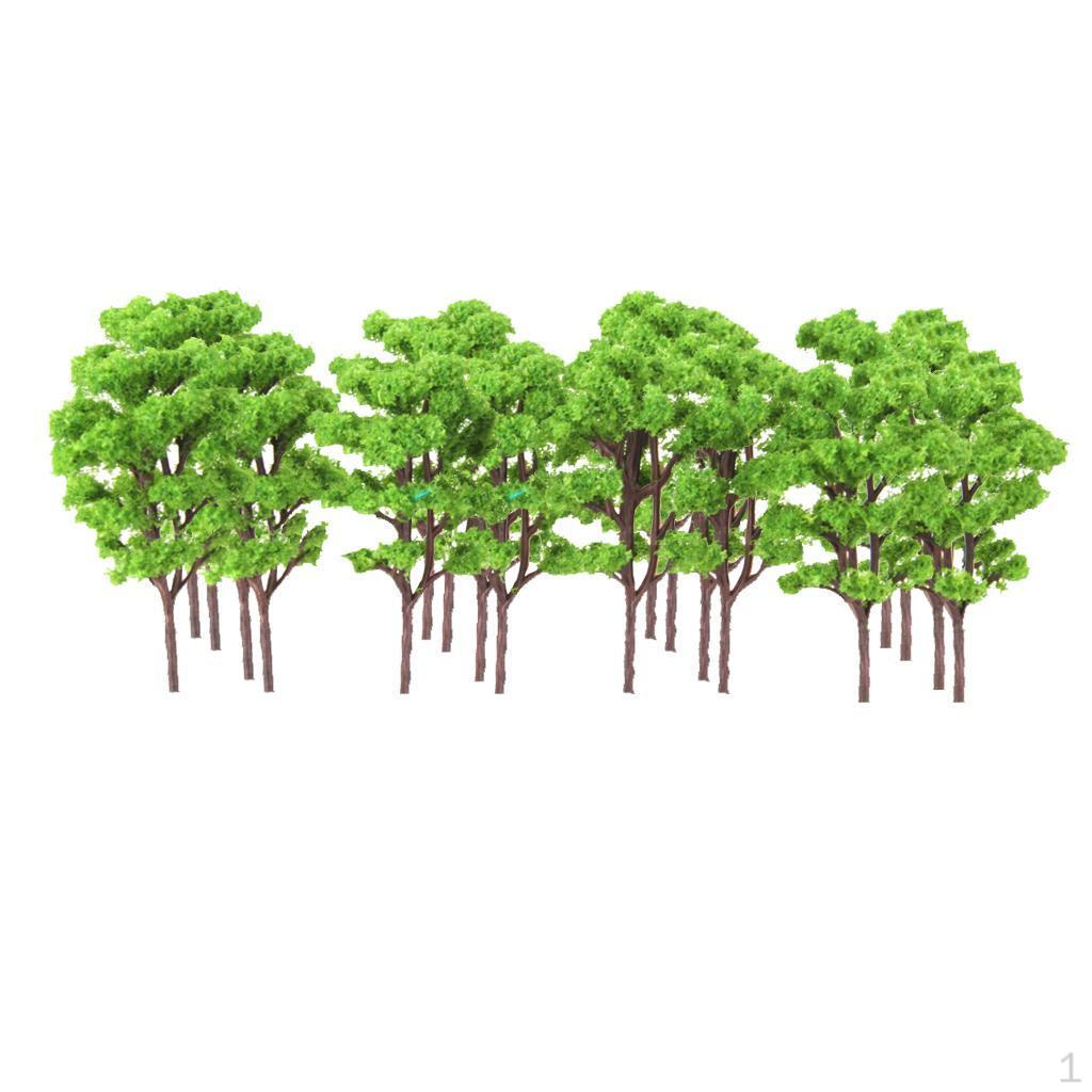 20pcs Layout Model Train Trees Forest /150 8.3CM