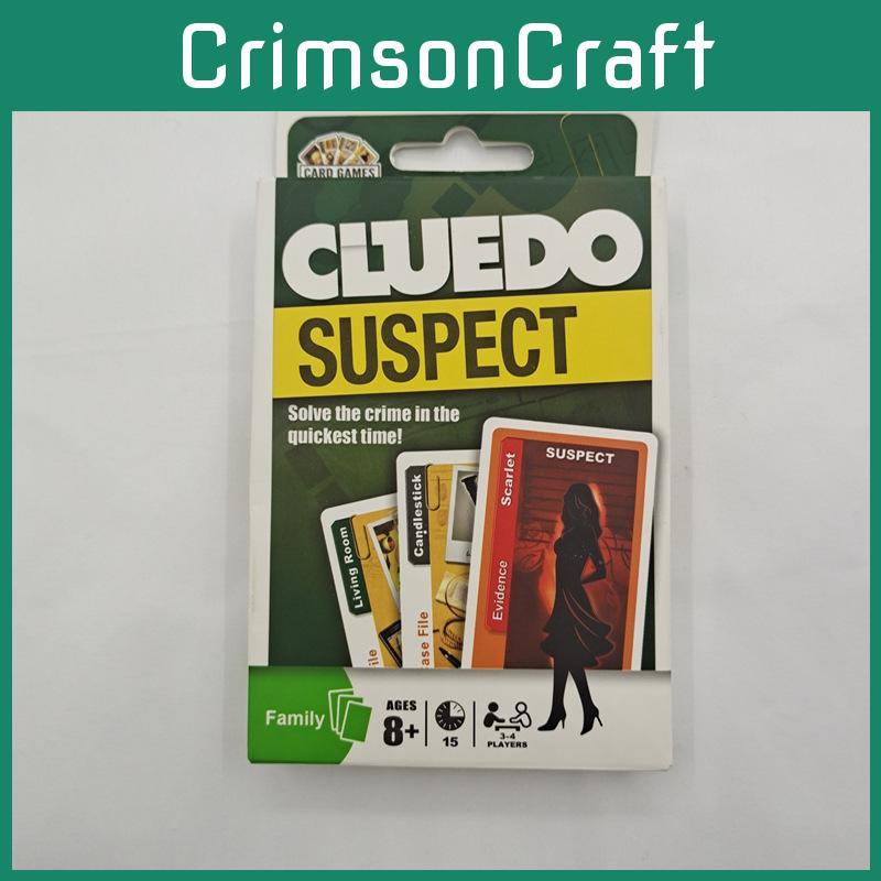 Funny Poker Cluedo Card Game Family Entertainment Party Portable Game Board