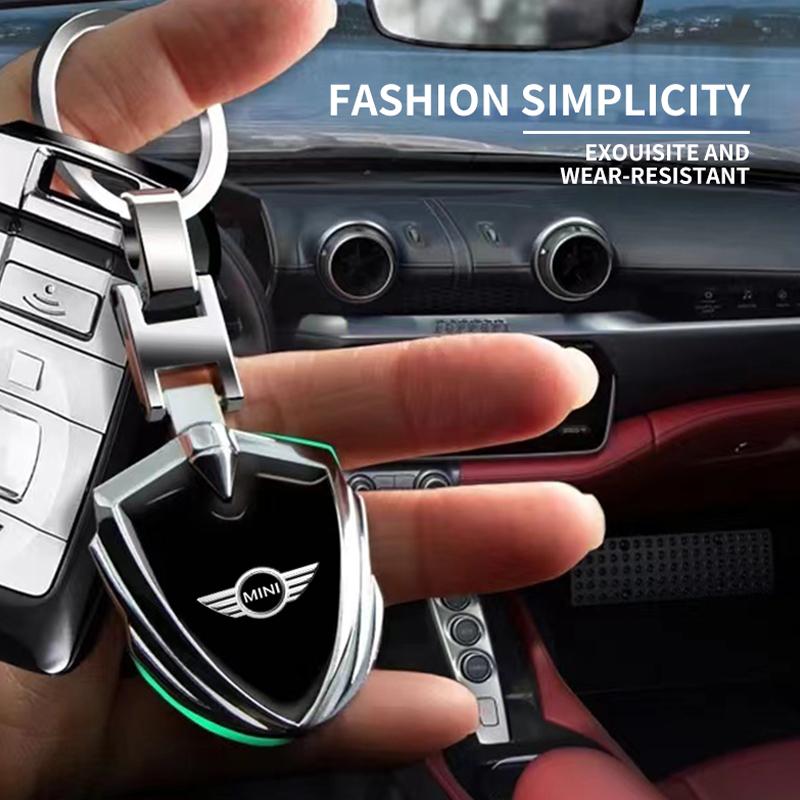 3D Metall Avtomobil Stilidagi Kalit Osma Kalit Zanjiri Halqasi Kalit Usagichi Stilidagi Avtomobil Aksessuarlari Mini Cooper One S Clubman R50 R53 R56 R60 F55 F56 R57 R58 R59 uchun