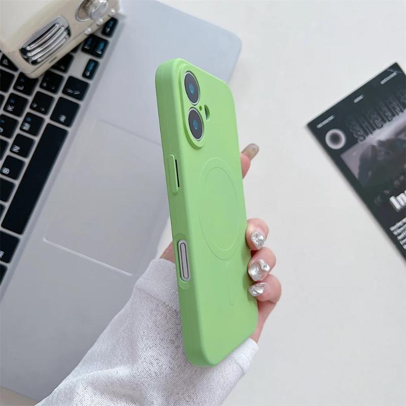 for Magsafe Liquid Silicone Phone Case for iPhone 17 Air 16 15 14 Pro MaxPlus 12 13 Mini 11 Magnetic Shockproof Ultra Slim Cover