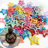 10/30/50/pcs Y2K Silver /Colorful Star Hair Clips Cute Star Barrettes Women Simple Metal Snap Clip Headdress Hair Accessories