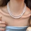 High-End French Retro Pearl Clavicle Necklace for Women: Versatile, Elegant, Simple Luxury Choker