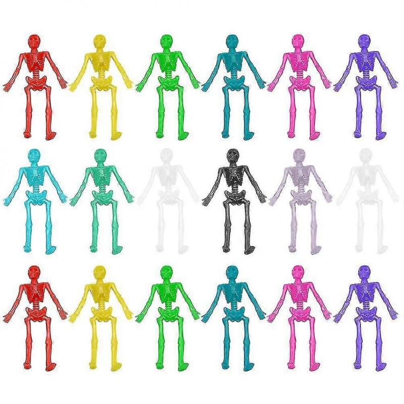 36pcs Halloween Stretchy Skeleton Toys Halloween Stretchy Skeleton Toys Party Favors