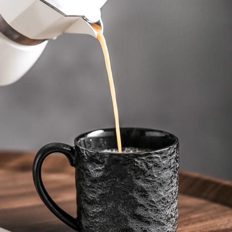 High-color Cup Home Water Cup Ceramic Couple Mug Large Capacity Coffee Mug Tea Cup Premium Feeling Niche Mugs