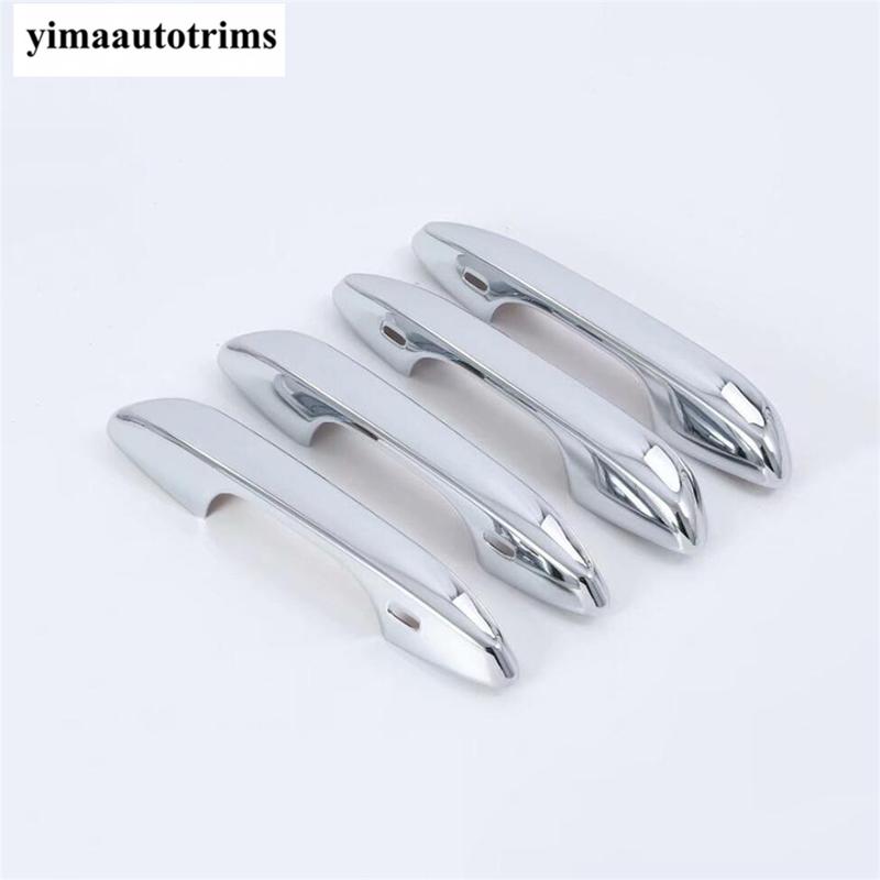 ABS Chrome / Carbon Fiber Door Handle Bowl Frame Decoration Cover Trim For Lexus UX 200 250H  - Car Accessories Exterior