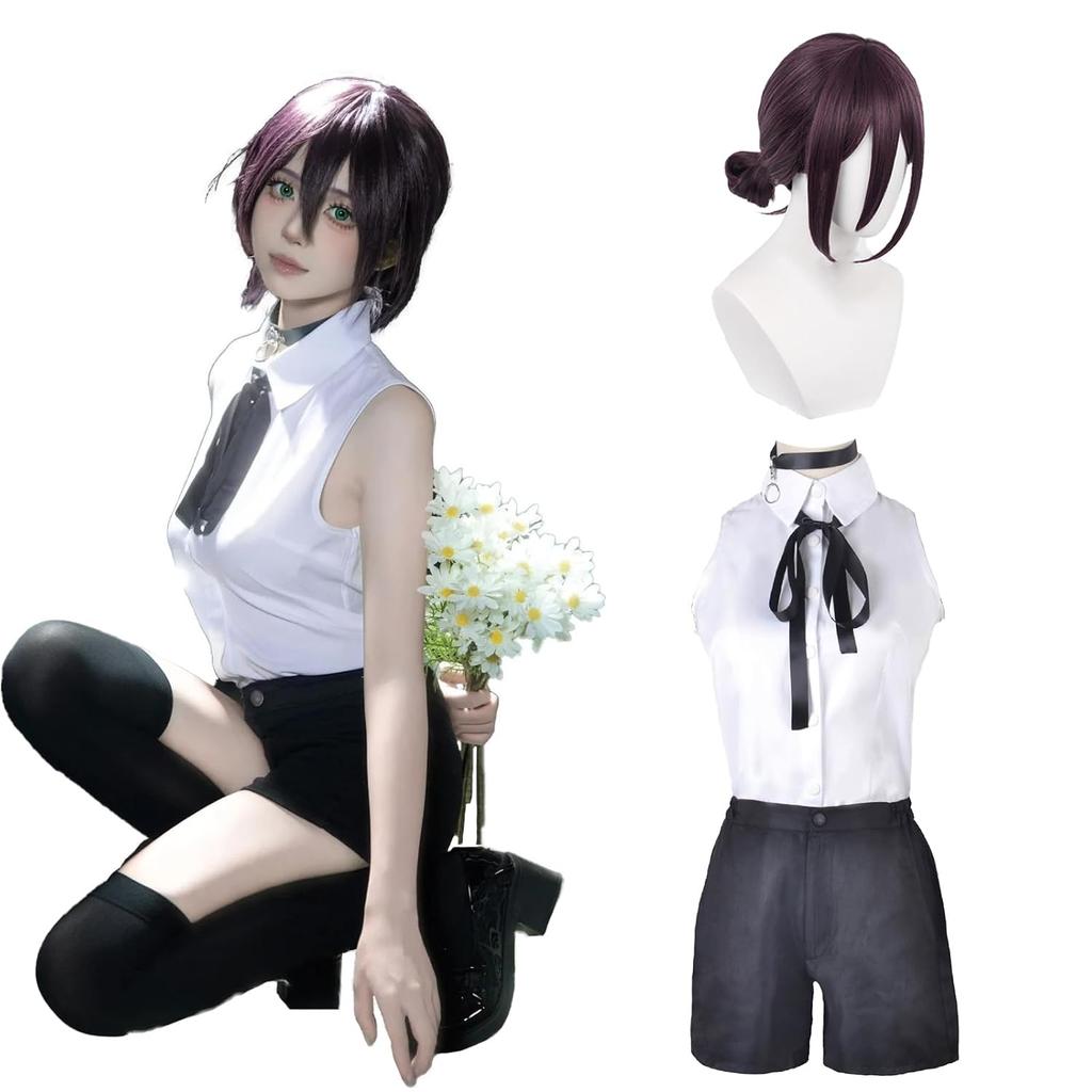 CR ROLECOS Reze Cosplay Chainsaw Man Costume Anime Set Photo Shoot Halloween Outfit Event
