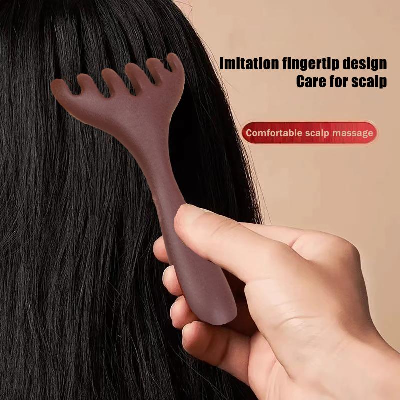 Plastic Meridian Massage Comb Body Gua Sha Tool Anti-Static 6-Claw Head Massager Promote