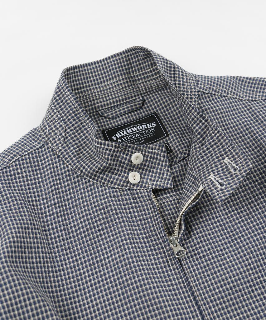 Frizmworks Check Buddy Harrington Jacket _ Sea Blue
