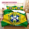 CBF Brasil Pattern Bedding Home Decoration Birthday Gift (1 * Duvet Cover + 2 * Pillowcase, Without Core)