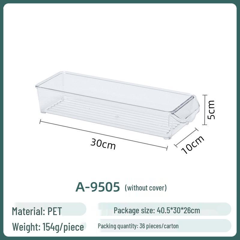 Food-Grade Transparent Refrigerator Storage Box – Large Capacity for Kitchen Organizing