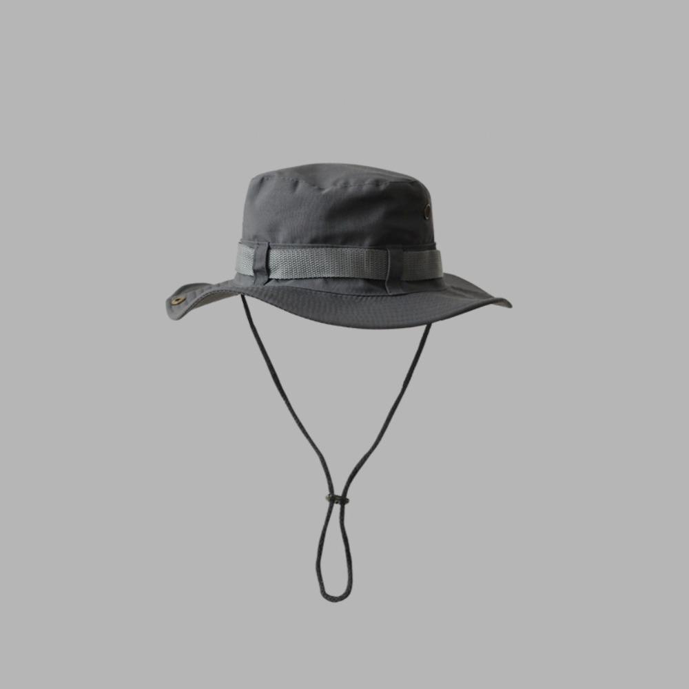 Wide Brim Large Eaves Sun Hat Polyester Wide Brim Bucket Hat Solid Color Sun Hats  Riding Fishing
