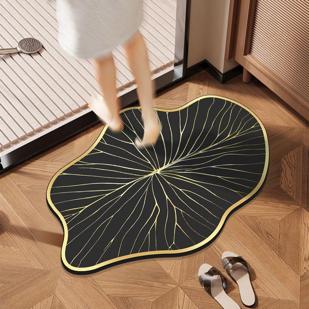 Bathroom Door Absorbent Mat Quick Drying Mat Dirt Resistant and Non Slip Bathroom Mat