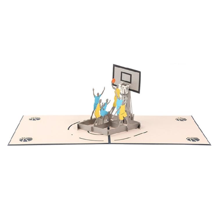 

3D Висувна Листівка на День Батька Баскетбольні Листівки на День Народження для Тата Привітання Запрошення 1