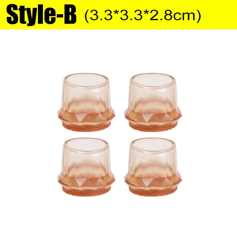 24/2pcs Chair Leg Caps with Non-slip Felt Floor Protector Pads Anti Scratch Table Leg Cover Plugs Furniture Foot Cover Sliders