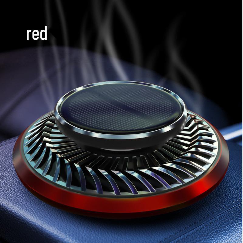 

Высококлассный солнечный автомобильный освежитель воздуха - Аромат нового автомобиля и нейтрализатор запаха, украшение Ocean красный