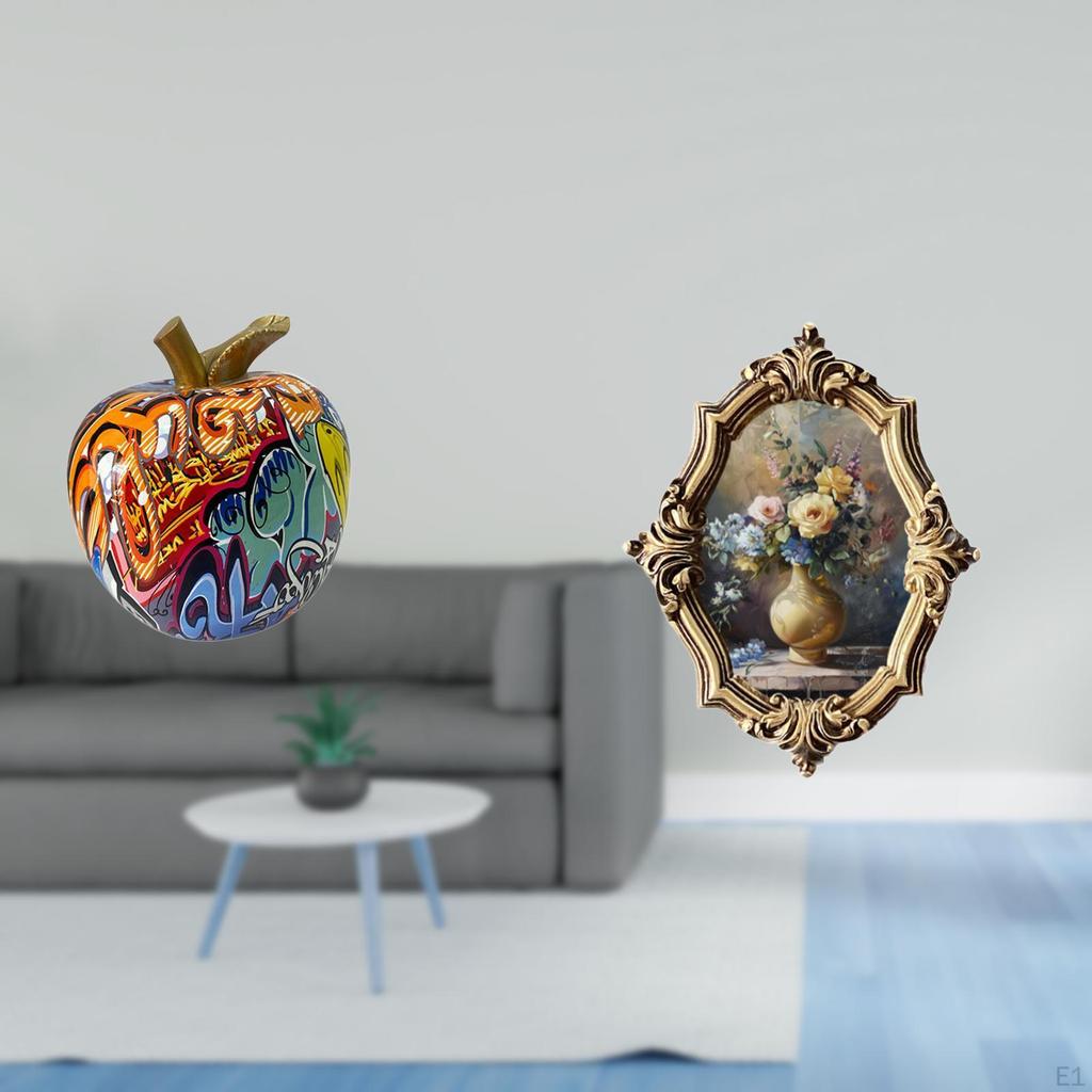 Nordic Graffiti Figurine Vintage Resin Picture Frame Art Sculpture Collectable Ornament for Table