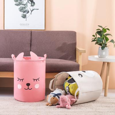 Wasserdichte Faltbare Spielzeugaufbewahrungstasche Kinderkleidung Organizer Cartoon Stoffkunst Aufbewahrungseimer Reise Kleiderschrank Organizer