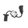 1Pc Black Trailer Light Converter Accessories n 7-pin To an 7-pin Transfer Trailer Harness Connector Car Accessory
