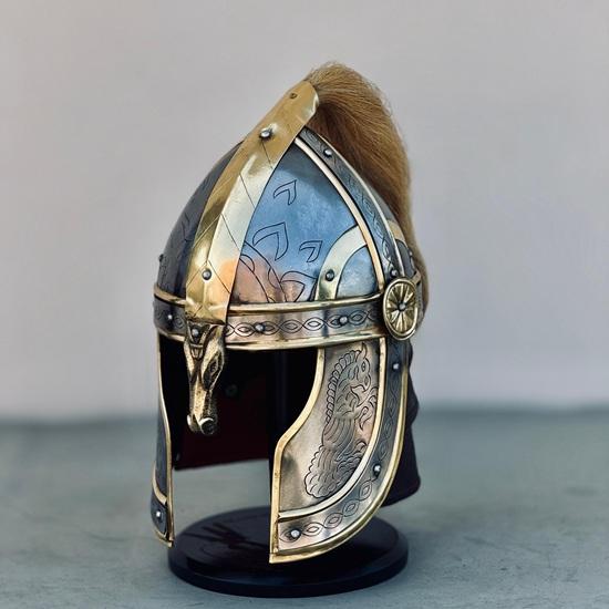Eomer's Horse Rider Marshall Helmet The Lord Of The Rings Helmet Knight Larp Helmet