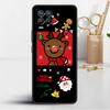 Coque pour Realme 8 C21y GT Neo 2 3 8i C21 7 C11 6 C12 C35 C3 GT 9 Pro C12 Master Funda Housse de Téléphone Bonhomme de Neige Noël Mignon