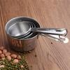 4Pcs Stainless Spoon Seasoning Steel Measuring Cup Cooking Scoop Kitchen Tools