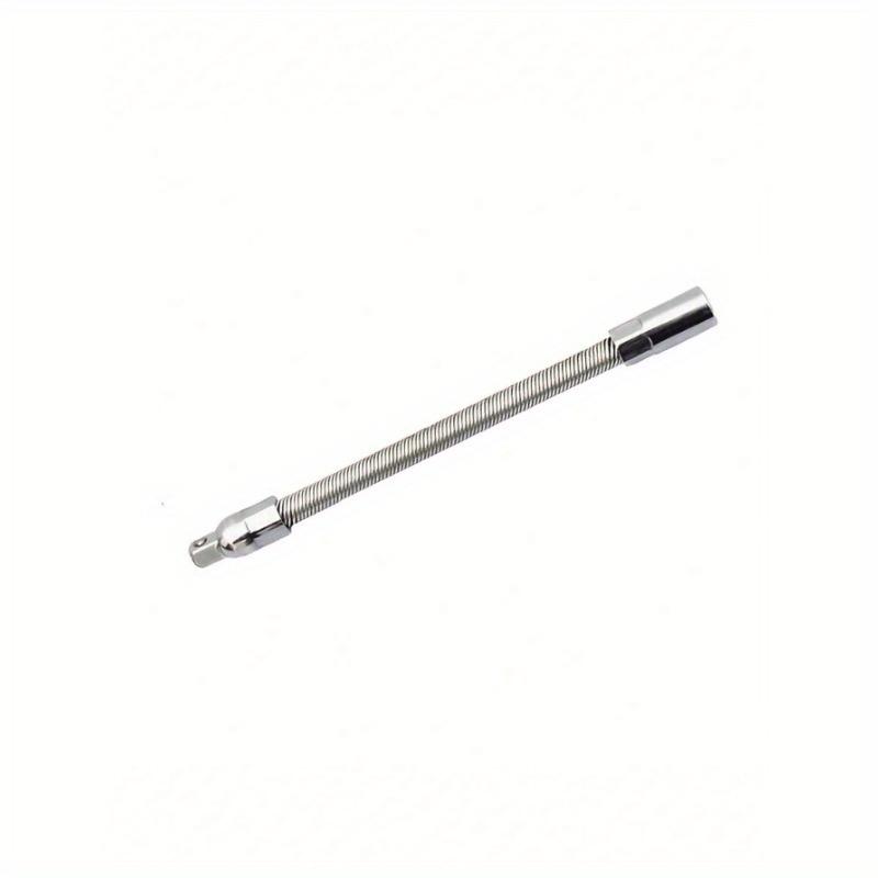 1pc 1/4" Flexible Socket Adapter, Extension Rod Ratchet Wrench Drive Socket For Electric Drill Tool Accessories, Tools For Men