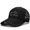 Mesh Mens Baseball Cap Mountain Embroidery Sun Protect Breathable Outdoor