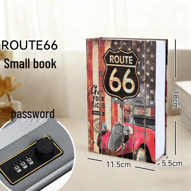 Three Kingdoms Lockable Metal Book Safe & Piggy Bank