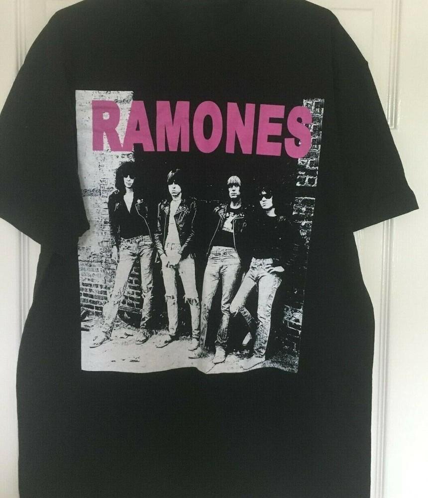 RAMONES Album Tour Concert Black Men S-234XL Cotton T-shirt M006 Unisex T-Shirt S