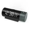 180° Rotatable Projection Digital Alarm Clock Brightness Dimmer Temperature Display Electronic Table Clock USB Snooze Function